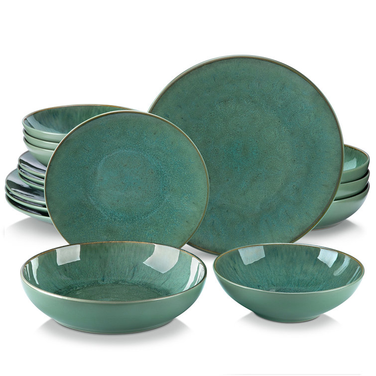 Vancasso Karsabe Stoneware Dinnerware Set of 16 & Reviews Wayfair.co.uk